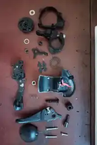 shimano alivio m4000系列指拨拆解维护