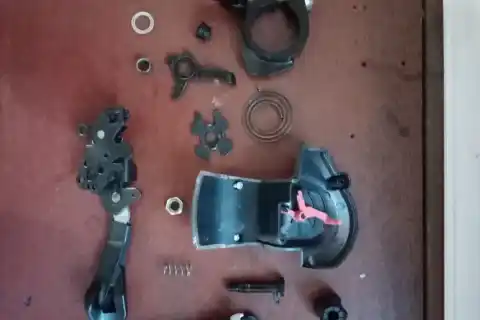 shimano alivio m4000系列指拨拆解维护